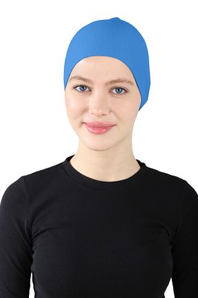 کلاه شنای حجاب سرمه ای زنانه Ecardin - کد 861950946