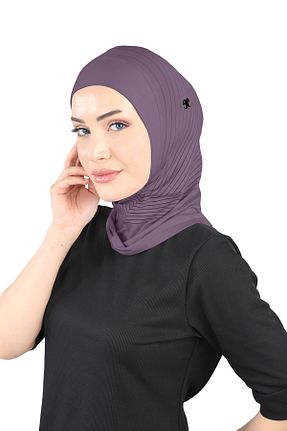 کلاه شنای حجاب بنفش زنانه Ecardin - کد 870670737
