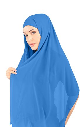روسری سرمه ای شیفون Ecardin - کد 861951449