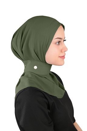 روسری خاکی ساده Ecardin - کد 861950953