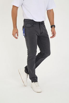 شلوار جین طوسی مردانه رگولار ENZİM JEANS - کد 861948618