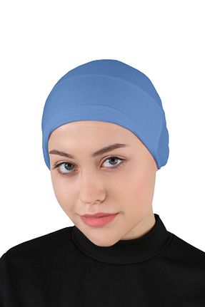 کلاه شنای حجاب آبی زنانه Ecardin - کد 861950955