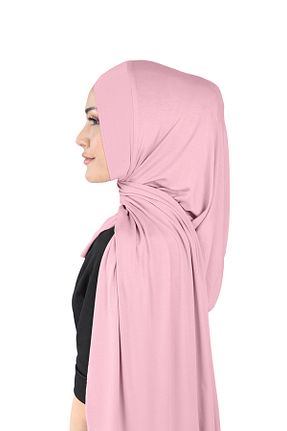 روسری صورتی پلی استر Ecardin - کد 861951160