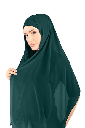 روسری سبز شیفون Ecardin - کد 861951322