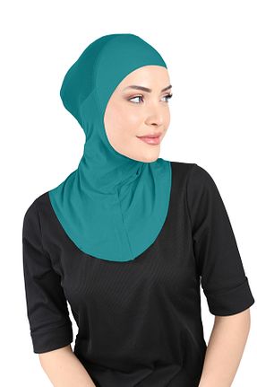 کلاه شنای حجاب آبی زنانه Ecardin - کد 861951188