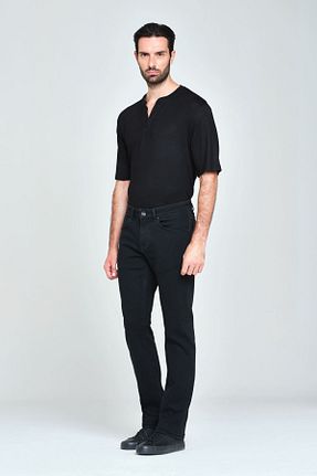 شلوار جین مشکی مردانه رگولار Pantamo Jeans - کد 861962314