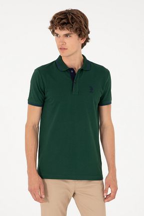 پولوشرت سبز مردانه %100 پنبه U.S. Polo Assn. - کد 835799537