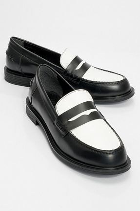 کفش لوفر مشکی زنانه چرم مصنوعی luvishoes - کد 861954586
