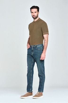شلوار جین آبی مردانه پاچه لوله تفنگی Pantamo Jeans - کد 861962282