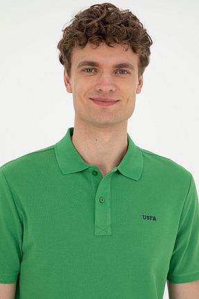پولوشرت سبز مردانه %100 پنبه U.S. Polo Assn. - کد 832499175