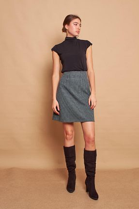 دامن سبز زنانه پنبه ای Jument - کد 788432570