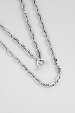 گردنبند استیل ( فولاد ) متالیک مردانه استیل ضد زنگ So Chic - کد 861967126