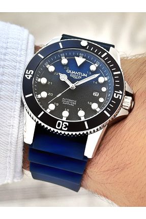 ساعت مچی سرمه ای مردانه 44 میلی متر Quantum - کد 861981125