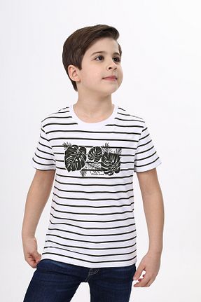 تیشرت خاکی بچه گانه یقه دوچرخه Toontoy - کد 859088145
