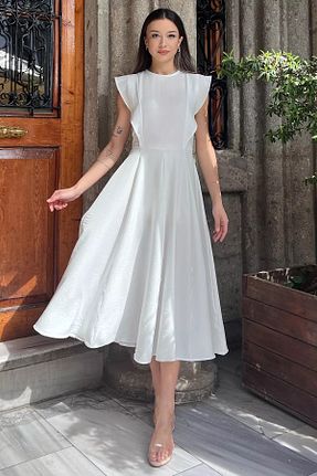 لباس بژ زنانه بافتنی GÜLSELİ - کد 829460307