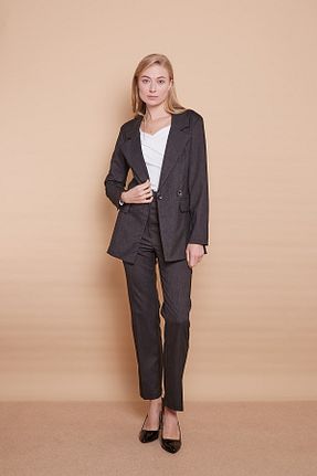 کت طوسی زنانه رگولار Jument - کد 408639883