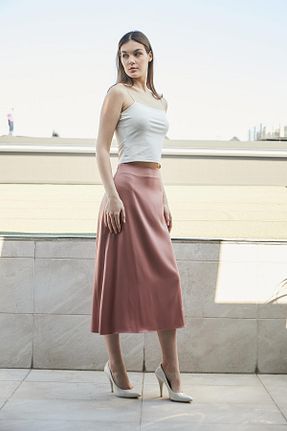دامن صورتی زنانه پلی استر Jument - کد 828362855