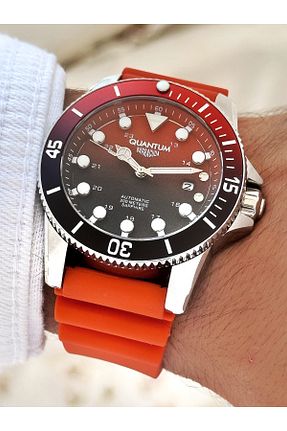 ساعت مچی نارنجی مردانه 44 میلی متر Quantum - کد 861980665