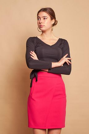 دامن صورتی زنانه پنبه ای Jument - کد 788432572