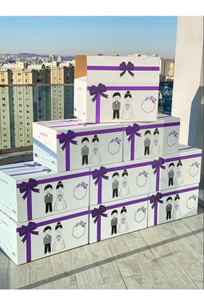 عقد و عروسی و حنابندان بنفش Ponciko - کد 46040014