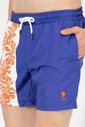 شلوارک ساحلی آبی مردانه پلی استر U.S. Polo Assn. - کد 435960259