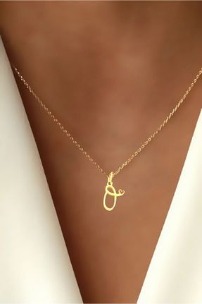 گردنبند نقره طلائی زنانه 925 عیار Azuris Silver - کد 856474379