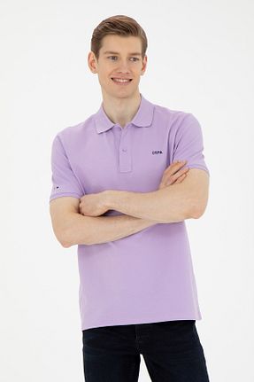 پولوشرت بنفش مردانه %100 پنبه U.S. Polo Assn. - کد 832508113