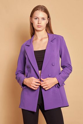 کت بنفش زنانه Blazer Jument - کد 752903880