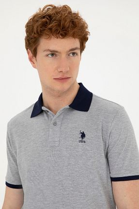 پولوشرت طوسی مردانه %100 پنبه U.S. Polo Assn. - کد 833022636