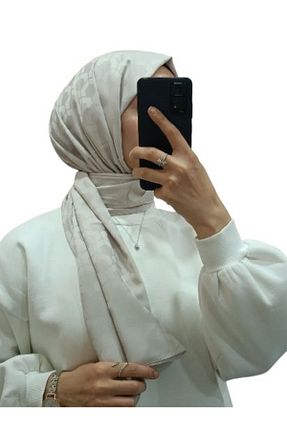 شال بژ زنانه LOSYANA - کد 861987231