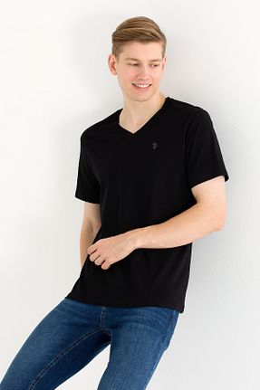 تیشرت مشکی مردانه رگولار U.S. Polo Assn. - کد 839264515