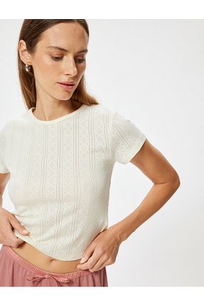 بالاتنه راحتی نباتی زنانه %100 پنبه Koton - کد 837918989