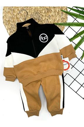 ست نوزادی قهوه ای بچه گانه پنبه ای Murat Baby - کد 861997613