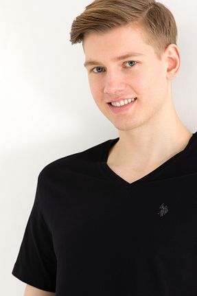تیشرت مشکی مردانه رگولار U.S. Polo Assn. - کد 839264515
