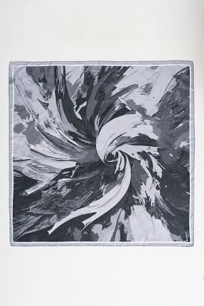 روسری طوسی پلی استر JAWEL - کد 825482221