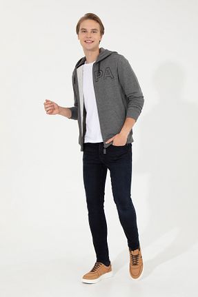 سوئیشرت طوسی مردانه ساده U.S. Polo Assn. - کد 853458765
