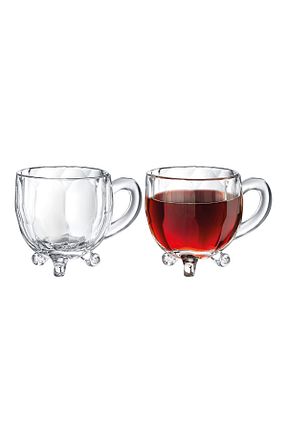 فنجان چای سفید شیشه Madame Coco - کد 34433108