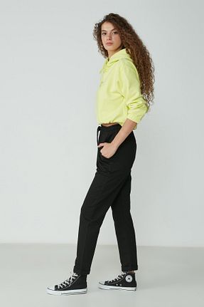 شلوار کرمگن مشکی زنانه پاچه تنگ C&CITY - کد 378745899