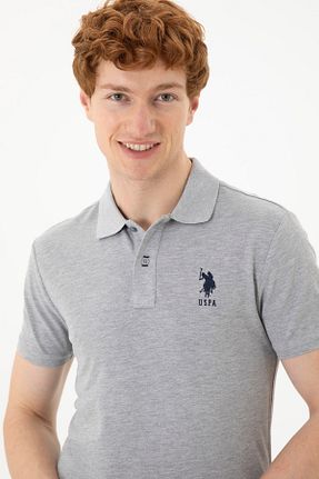 پولوشرت طوسی مردانه پارچه ای U.S. Polo Assn. - کد 833234797