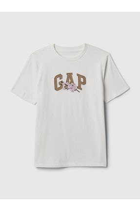 تیشرت سفید بچه گانه رگولار GAP - کد 822407982
