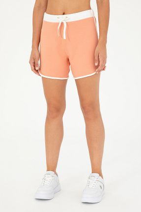 شلوارک و برمودا صورتی زنانه پارچه U.S. Polo Assn. - کد 846404705