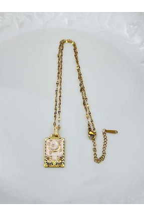 گردنبند استیل ( فولاد ) طلائی استیل (فولاد) LidiaKv - کد 862044075