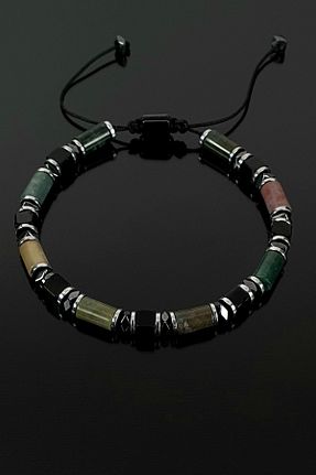 دستبند جواهر رنگی زنانه سنگ طبیعی Seven Art Jewelry - کد 818395330