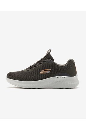 کفش اسنیکر خاکی مردانه بدون بند Skechers - کد 835552971