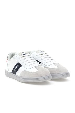 کفش اسنیکر سفید زنانه بند دار U.S. Polo Assn. - کد 851638284