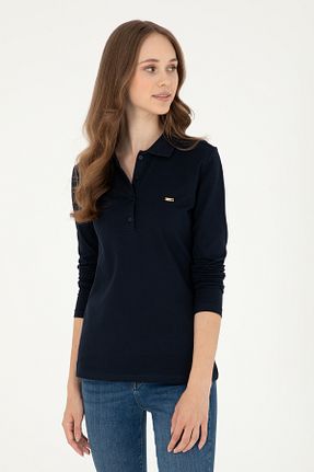 سوئیشرت سرمه ای زنانه ساده U.S. Polo Assn. - کد 859226246