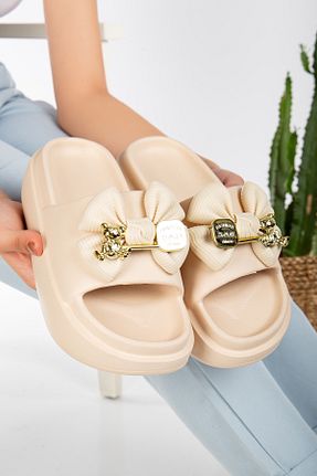 دمپائی قهوه ای زنانه EVA PLN SHOES - کد 849403513