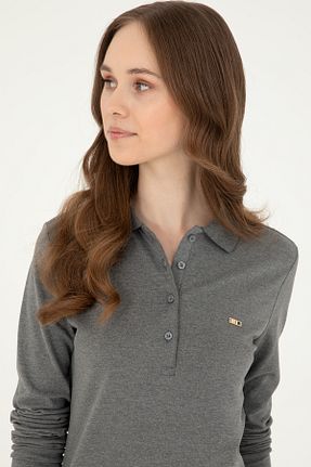 سوئیشرت طوسی زنانه ساده U.S. Polo Assn. - کد 859238993