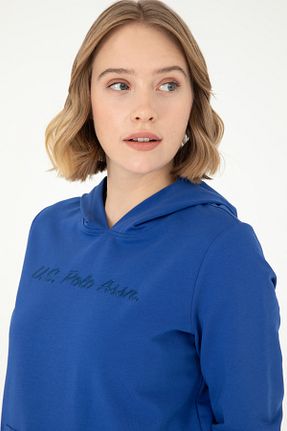 سوئیشرت سرمه ای زنانه ساده U.S. Polo Assn. - کد 854050000