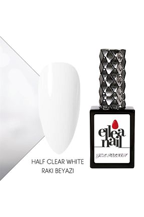 لاک ناخن دائمی سفید ELLEA NAIL - کد 767103184